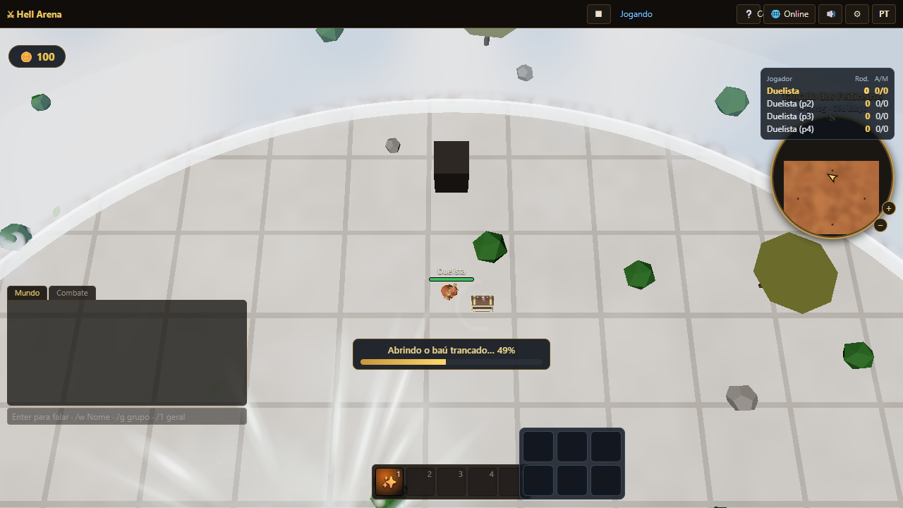 Chests in the middle of the fight